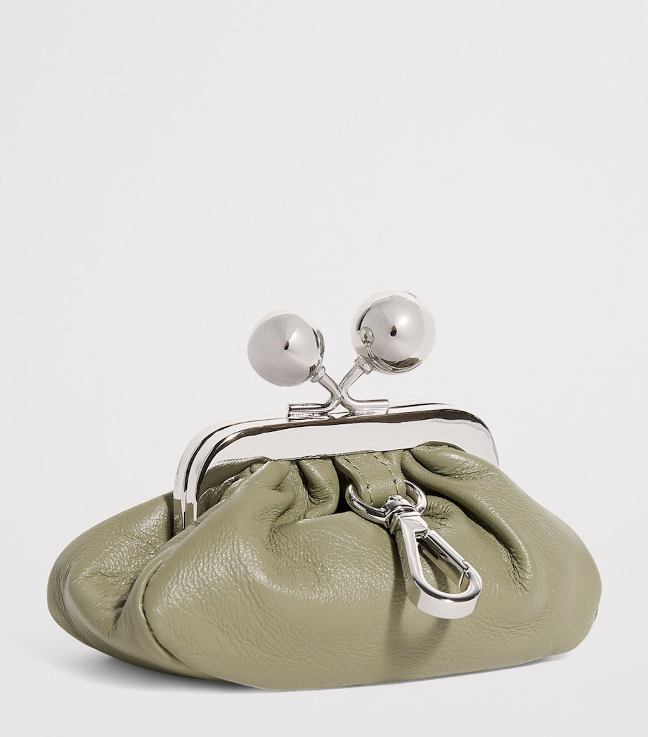 Green Nappa Leather Nano Pasticcino Bag