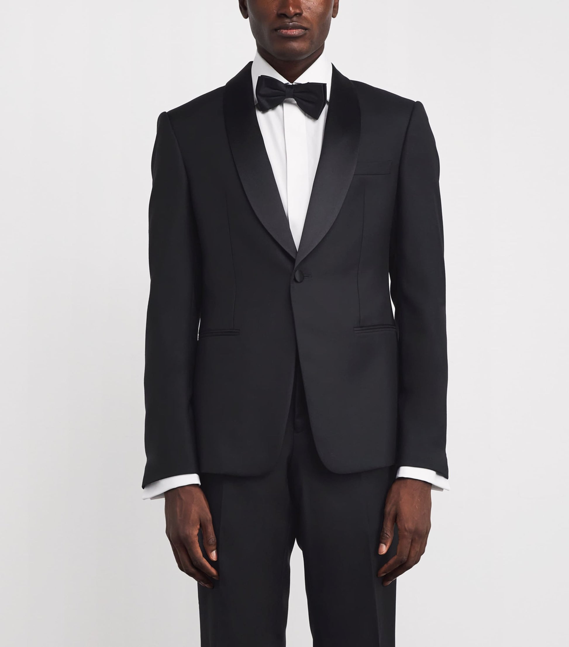 Emporio Armani Black Virgin Wool Blazer