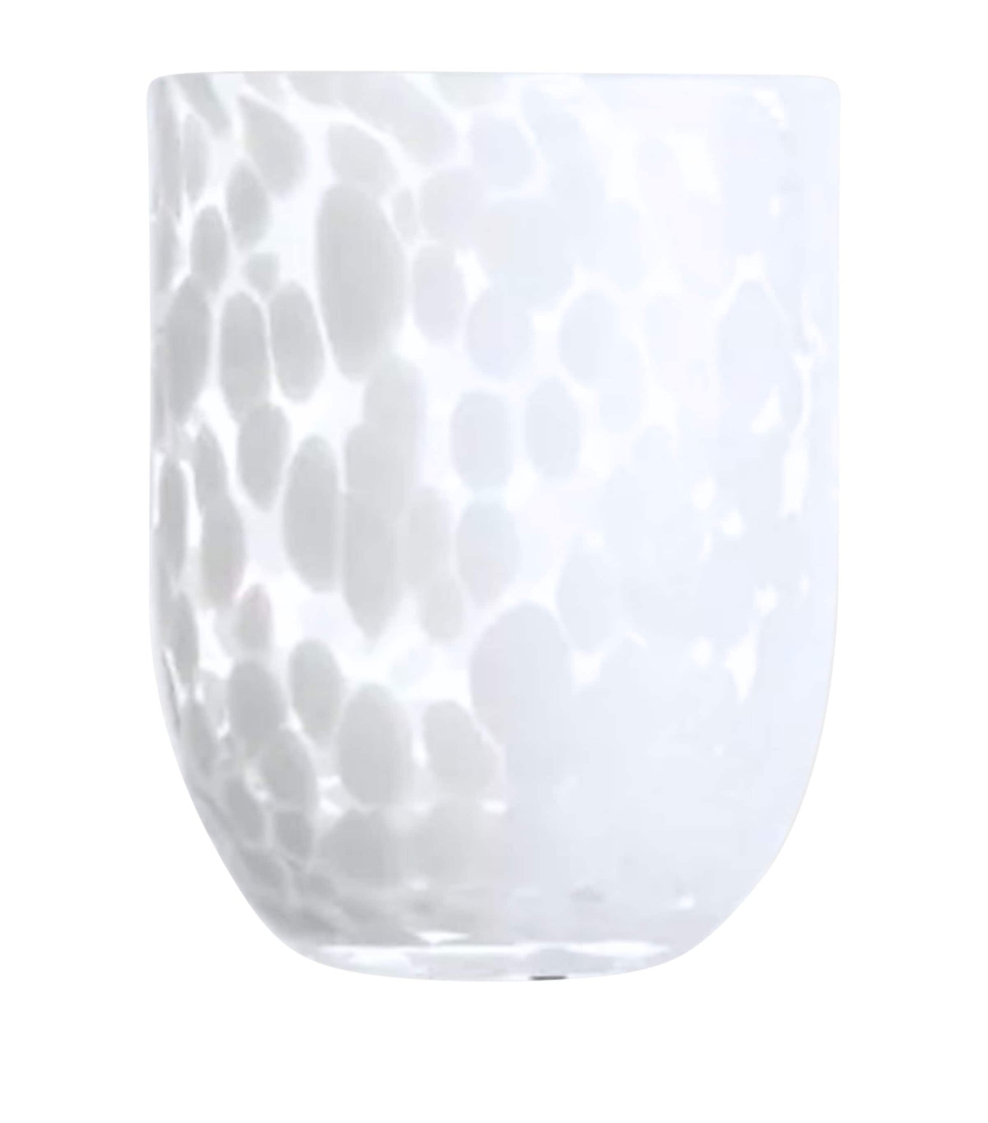 Maison Margaux Set of 4 White Dappled Tumblers (10cm)