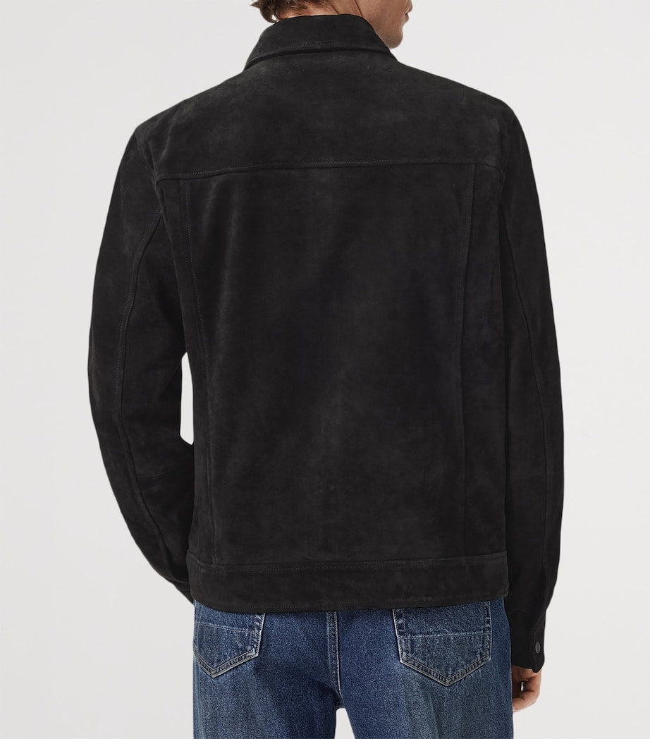Black Suede Rhone Jacket