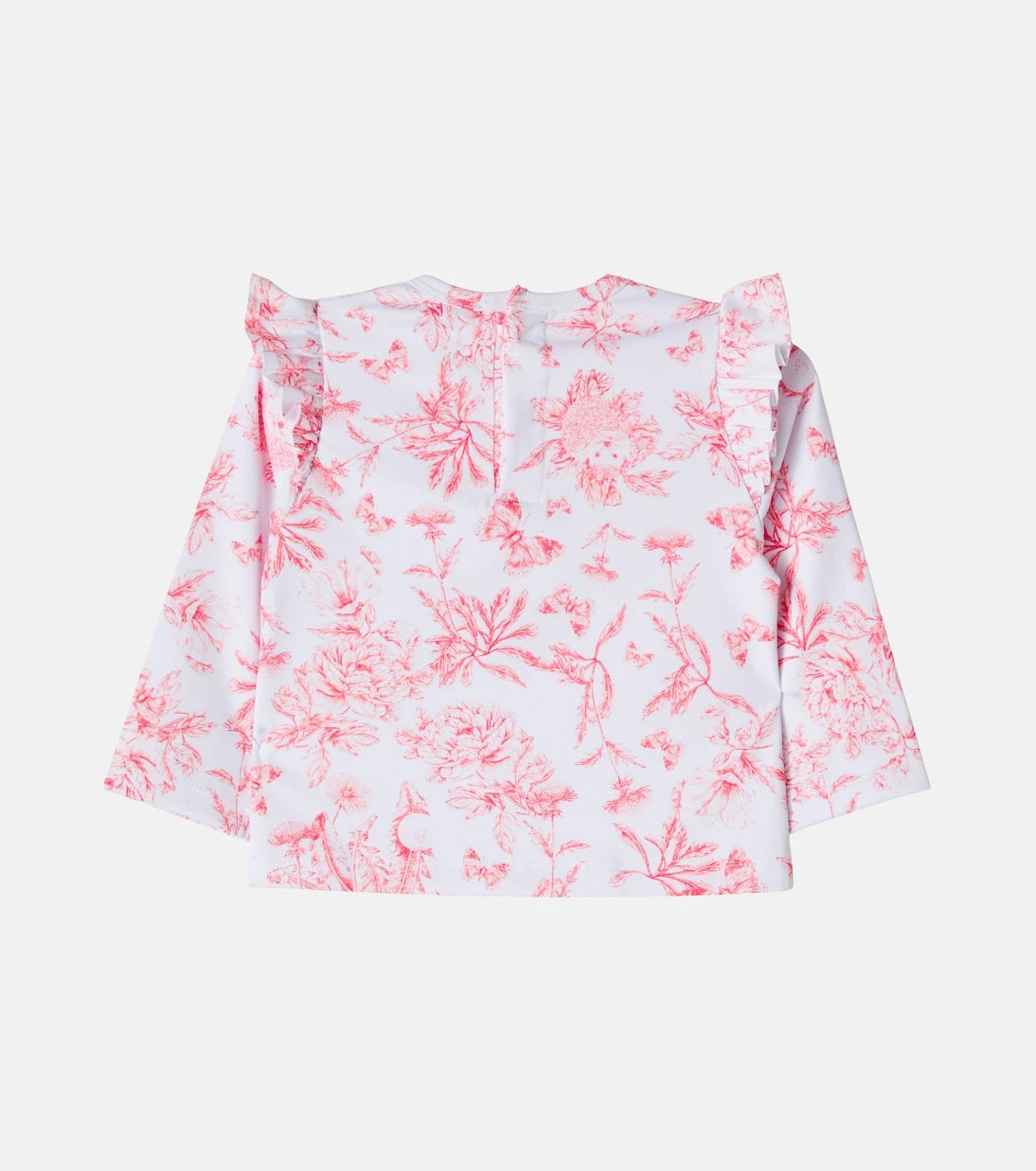 Tartine et Chocolat - Floral ruffled rashguard top