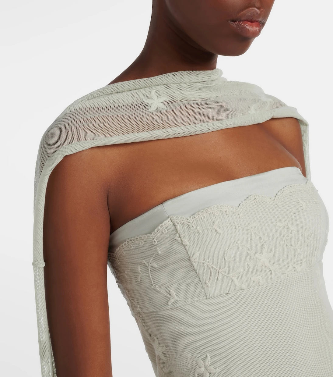 Posse - Cove embroidered midi dress