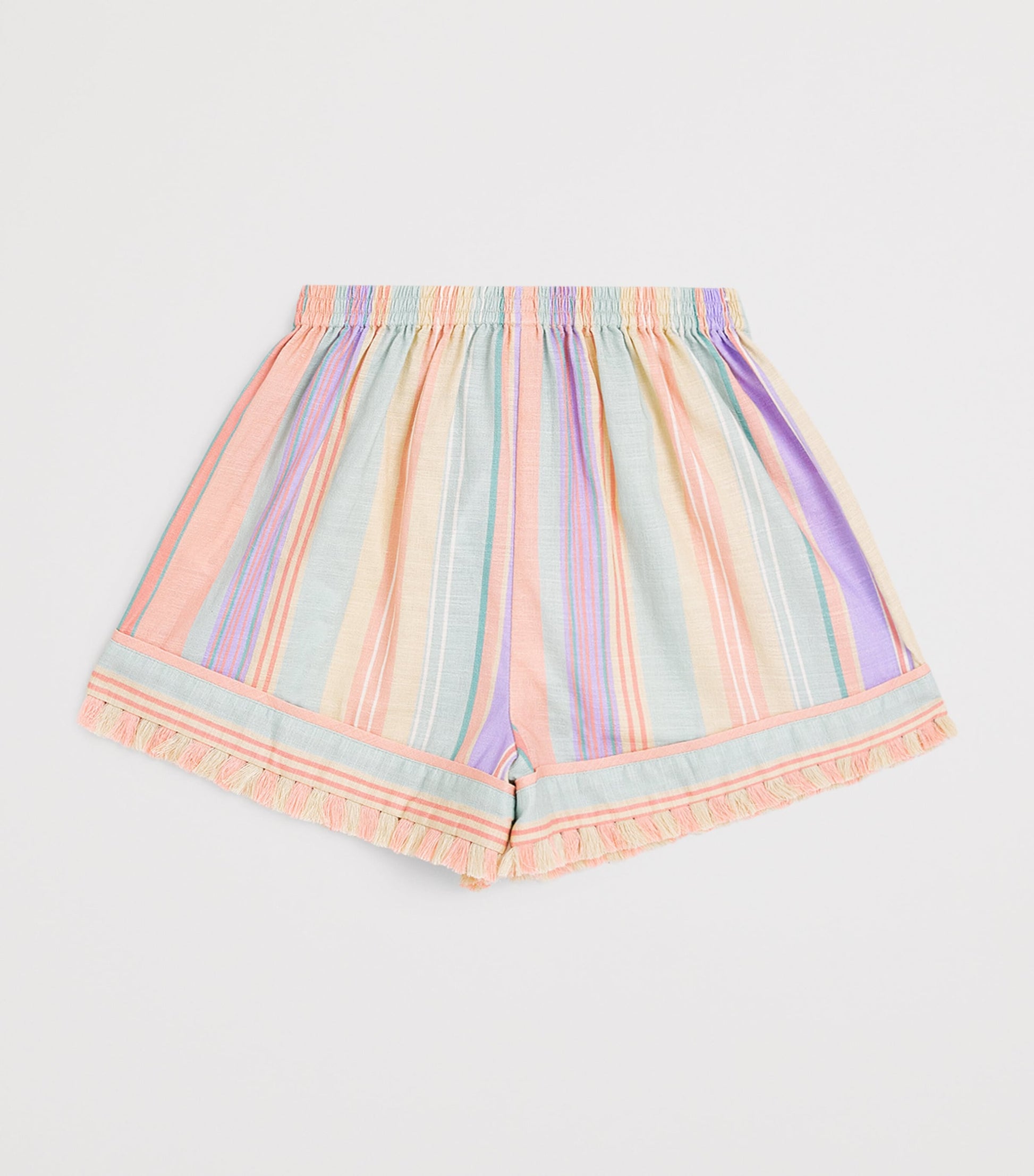 Zimmermann Kids Cotton Fringed Cascadian Shorts (2-12 Years)