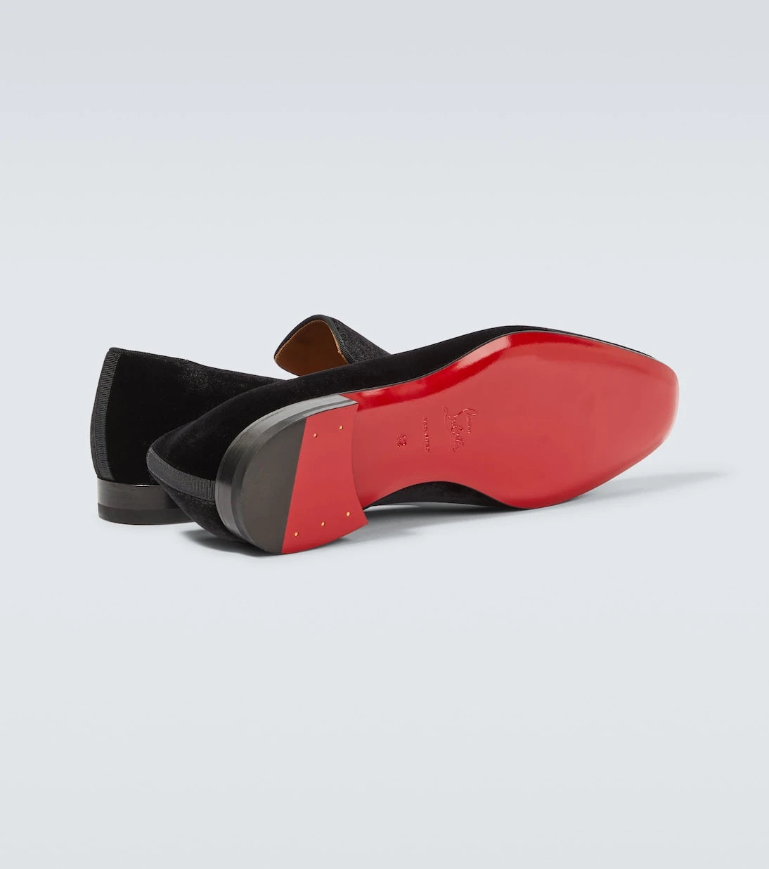 Christian Louboutin - Dandelion velvet loafers