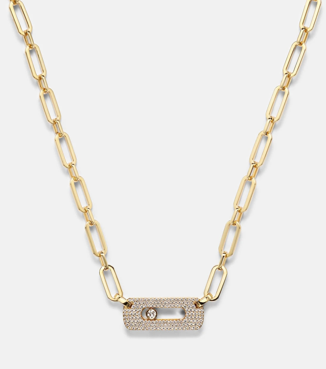 Messika - Move Link 18kt gold chain necklace with diamonds