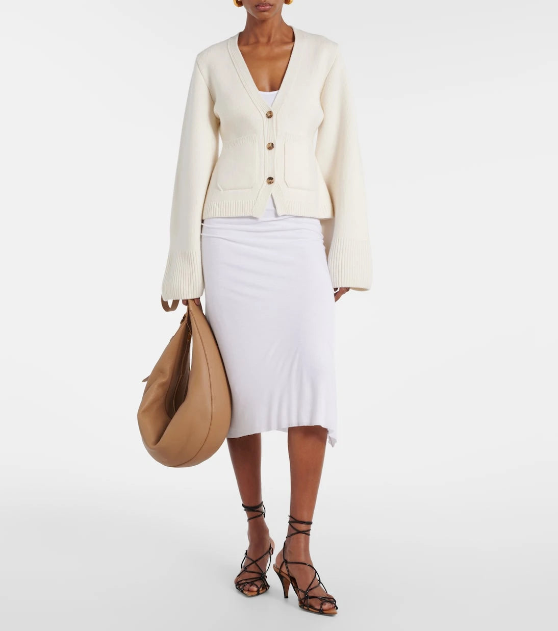 Khaite - Scarlet cashmere cardigan