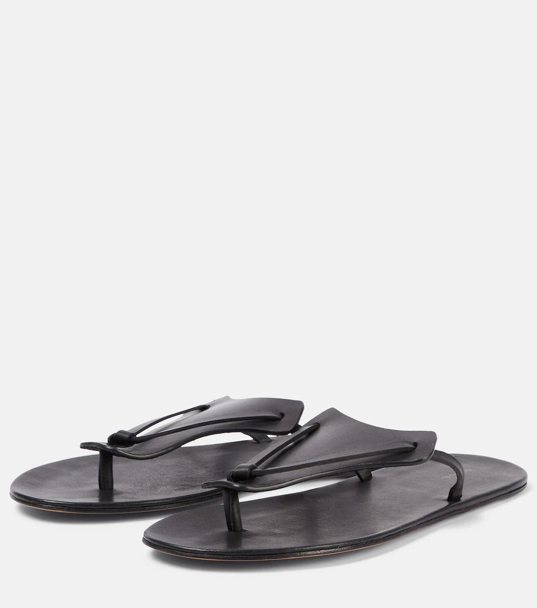 The Row - Helena leather thong sandals