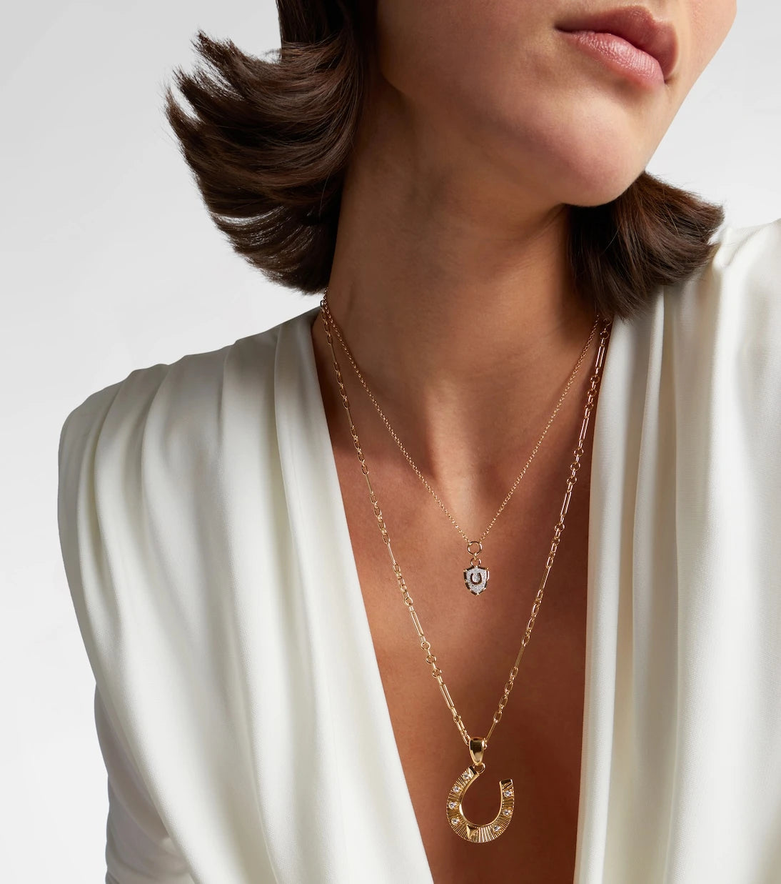 FoundRae - 18kt gold necklace with diamonds