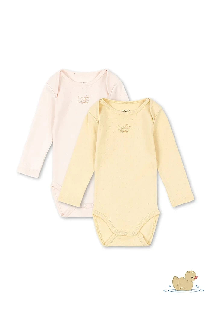 Fanga Fontana Bebek Pamuklu Body PERLA 2 PACK LS BODY OCS 2 Adet