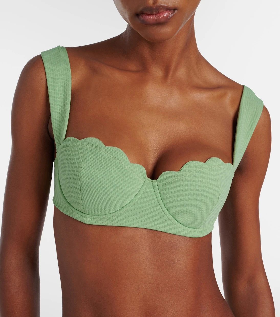 Marysia - North scalloped bikini top