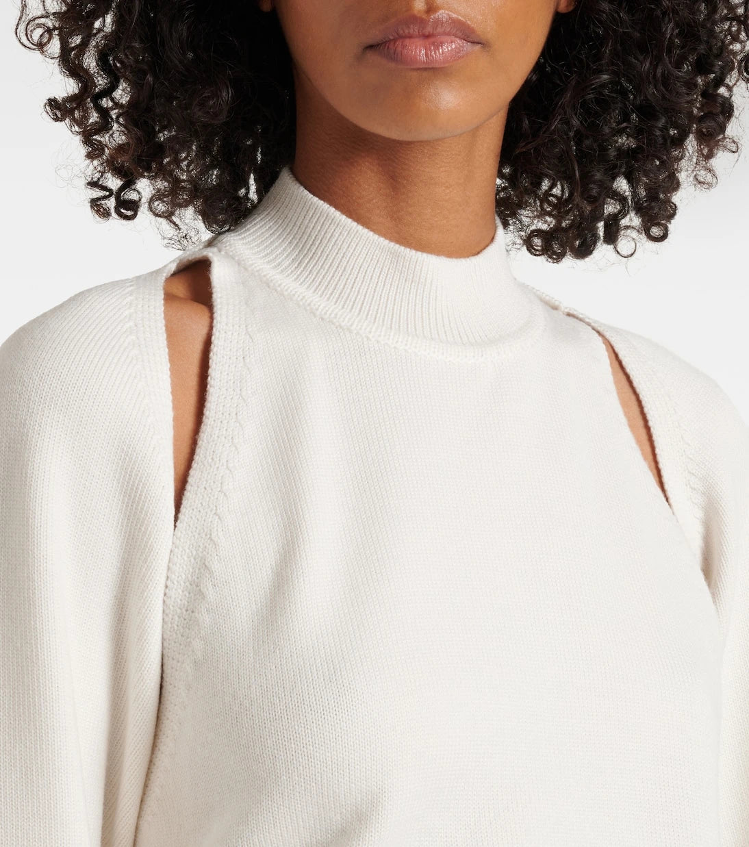 Alaïa - Cutout wool sweater