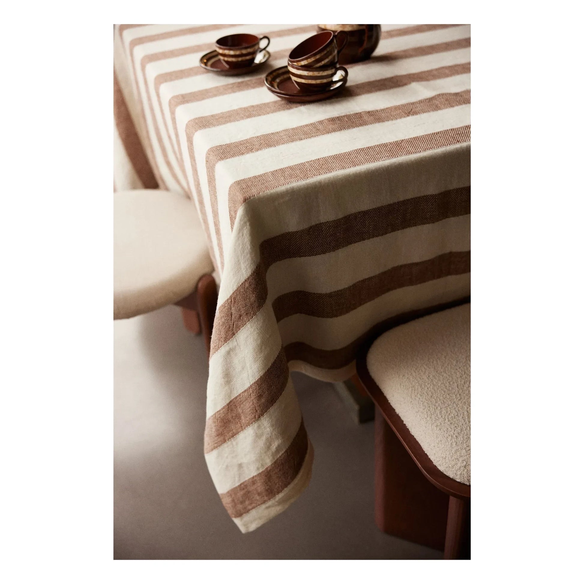Gabrielle Paris - Bastide linen tablecloth | Terracotta