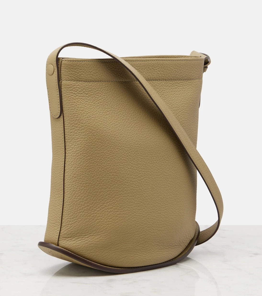 Delvaux - حقيبة يد Pin Daily Medium جلدية توت