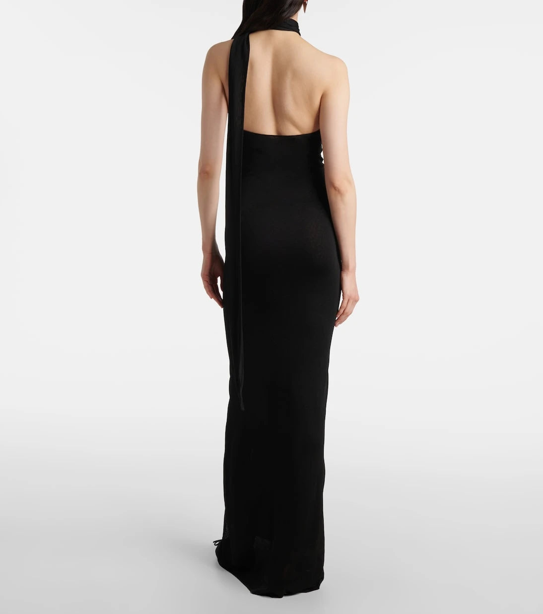 Galvan - Mirage scarf-detail gown
