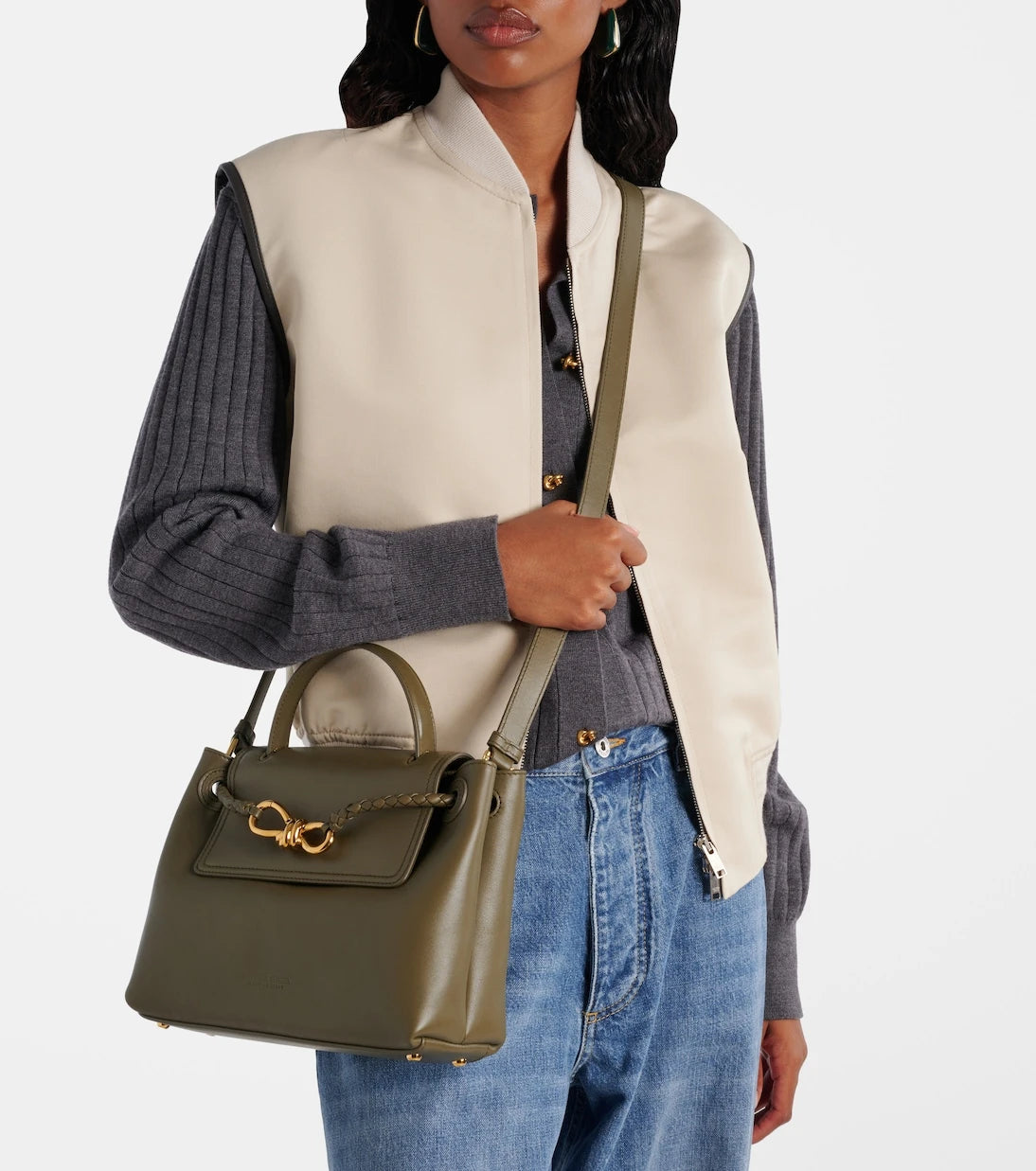 Bottega Veneta - Ciao Ciao Small leather tote bag