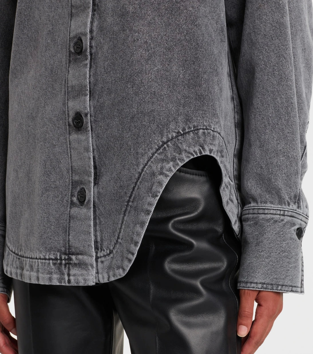 The Attico - Denim shirt
