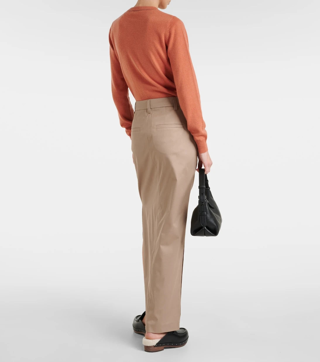 Brunello Cucinelli - Pleated low-rise cotton-blend maxi skirt