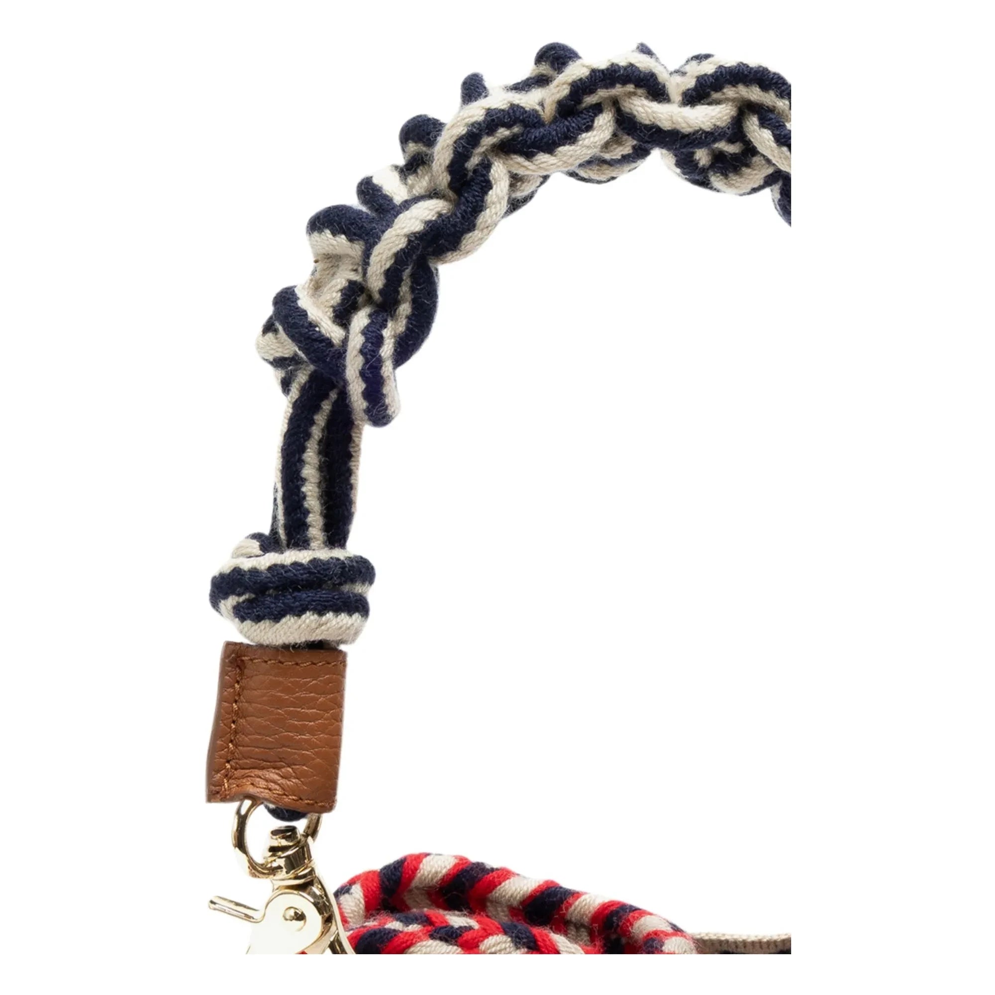 Guanabana - Crossbody bag Macramé Medium | Navy blue
