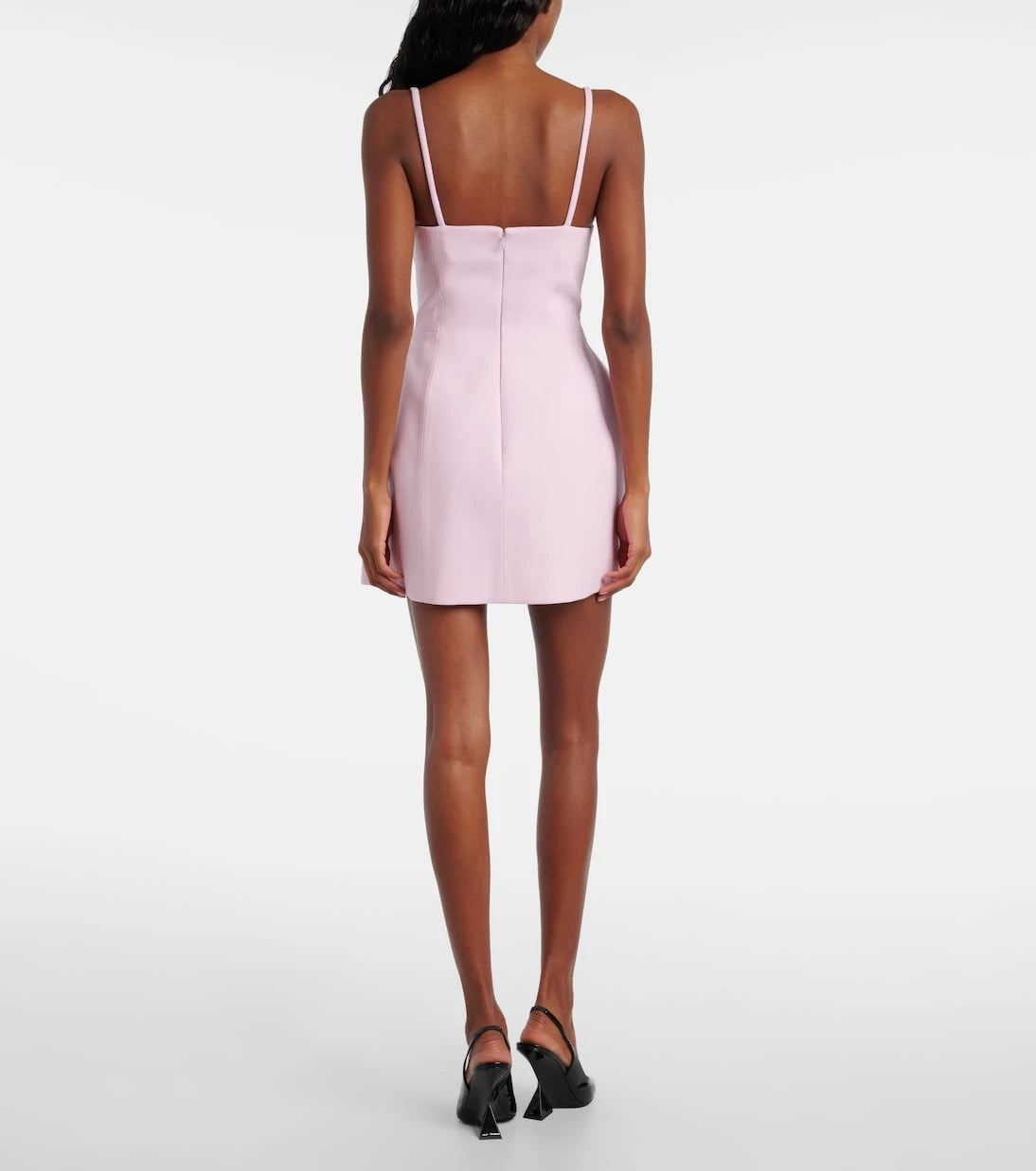 Blumarine - فستان قصير كريب مزين