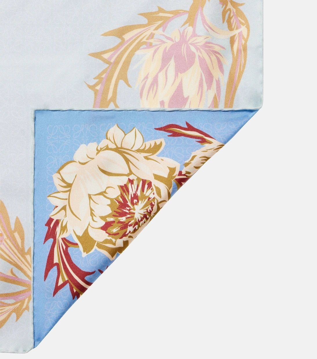 Loewe - Printed silk twill scarf