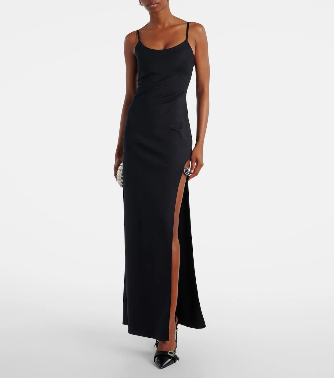 Coperni - Garter cotton-blend jersey maxi dress