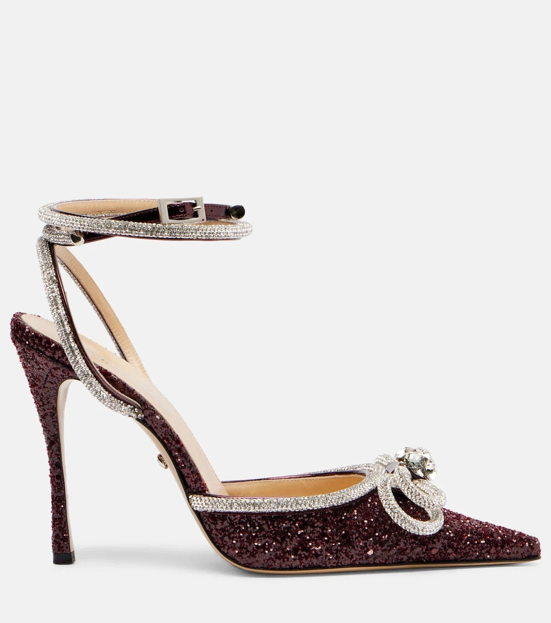 Mach & Mach - Double Bow 110 embellished pumps