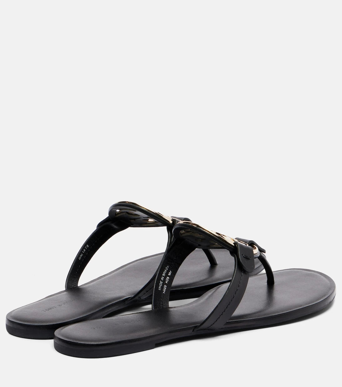 Tory Burch - Metal Miller leather thong sandals