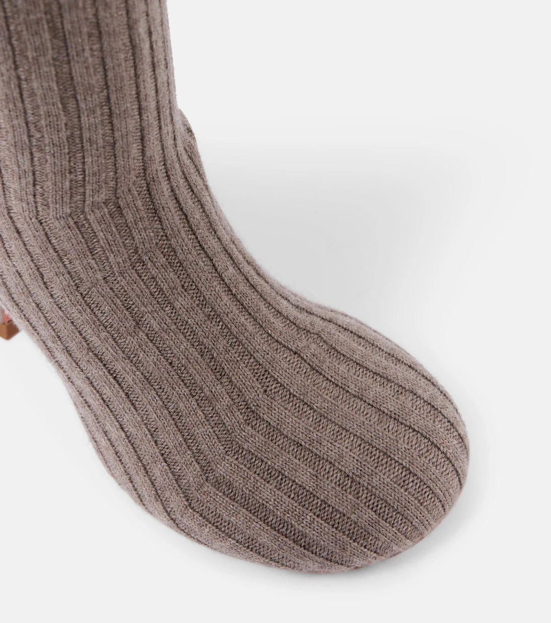 Amina Muaddi - Veneda 95 knee-high sock boots