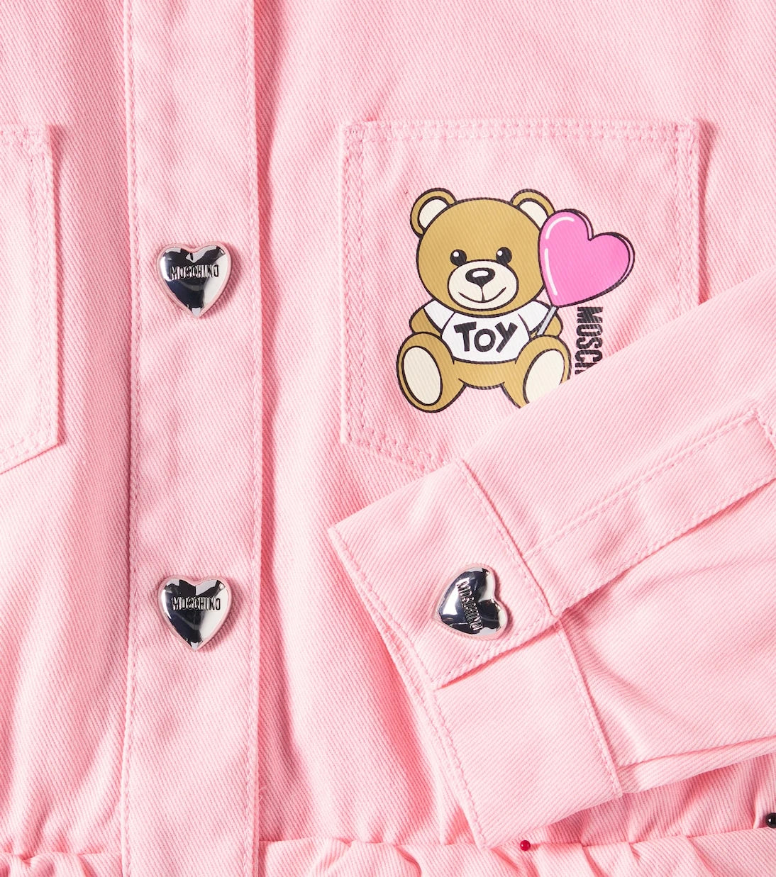 Moschino Kids - Teddy Bear jean jacket