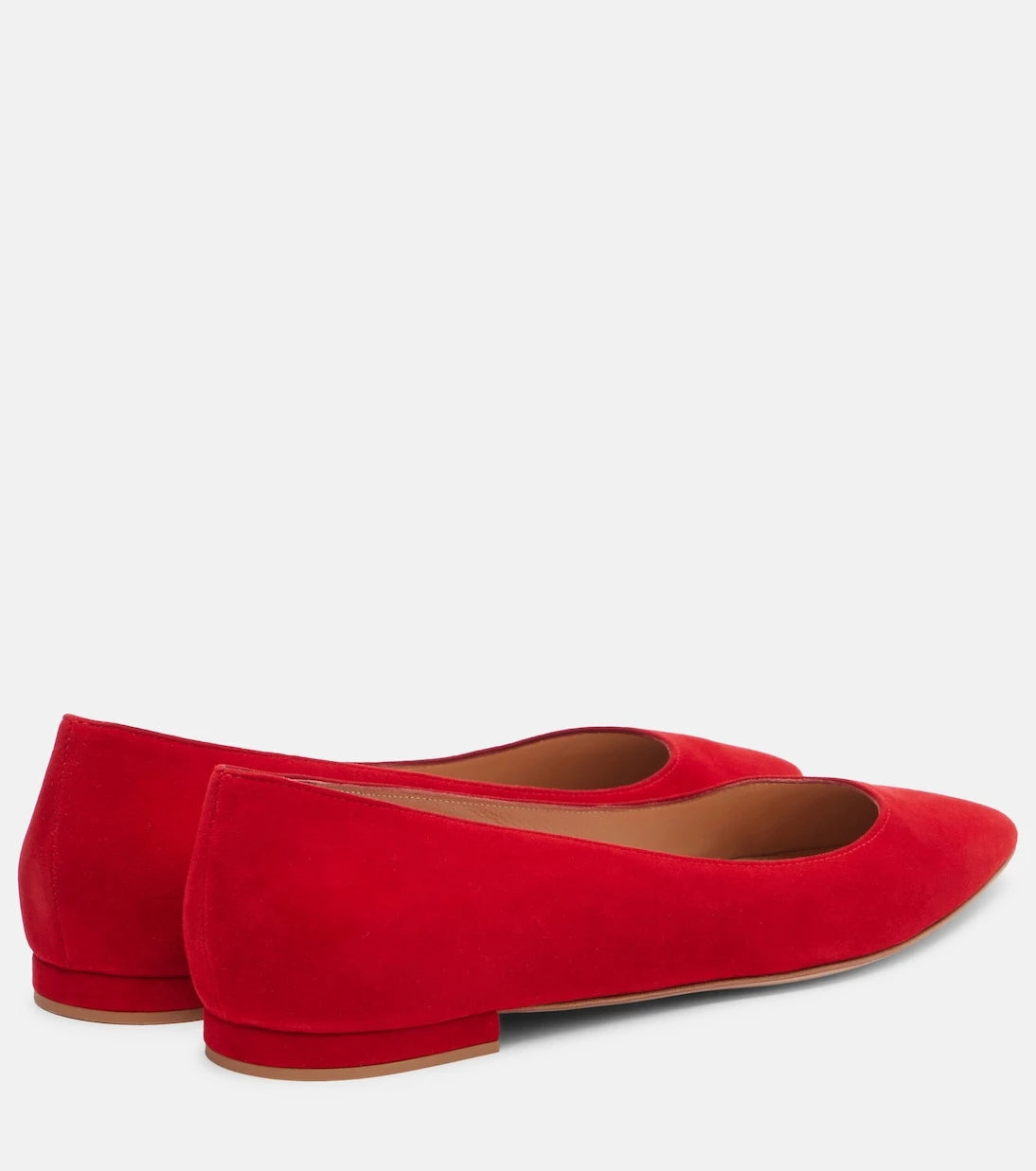 Gianvito Rossi - Suede ballet flats