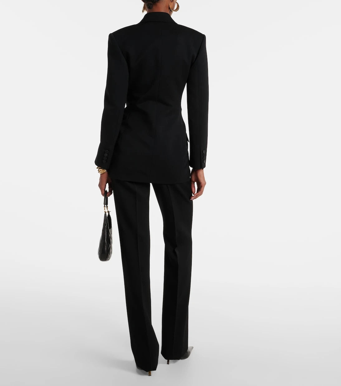 Saint Laurent - Wool grain de poudre tuxedo jacket