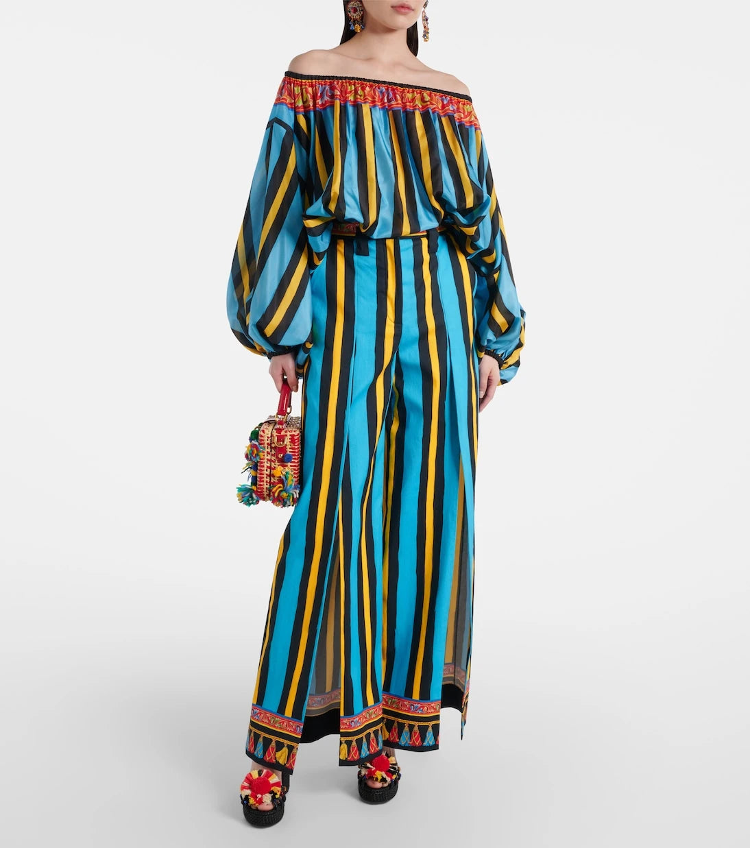 Dolce&Gabbana - Patterned silk top