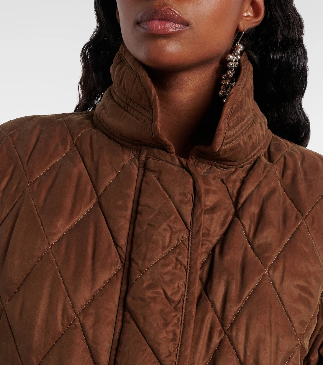 Marant Etoile - Zakiane quilted satin jacket