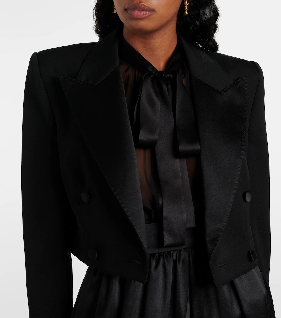 Dolce&Gabbana - Tie-neck silk blouse