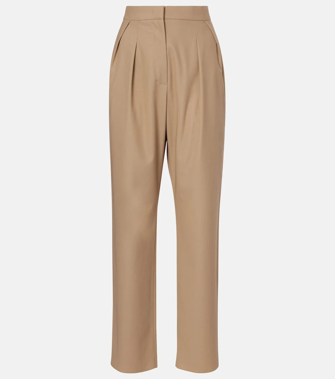 Max Mara - Dede pleated cotton slim pants