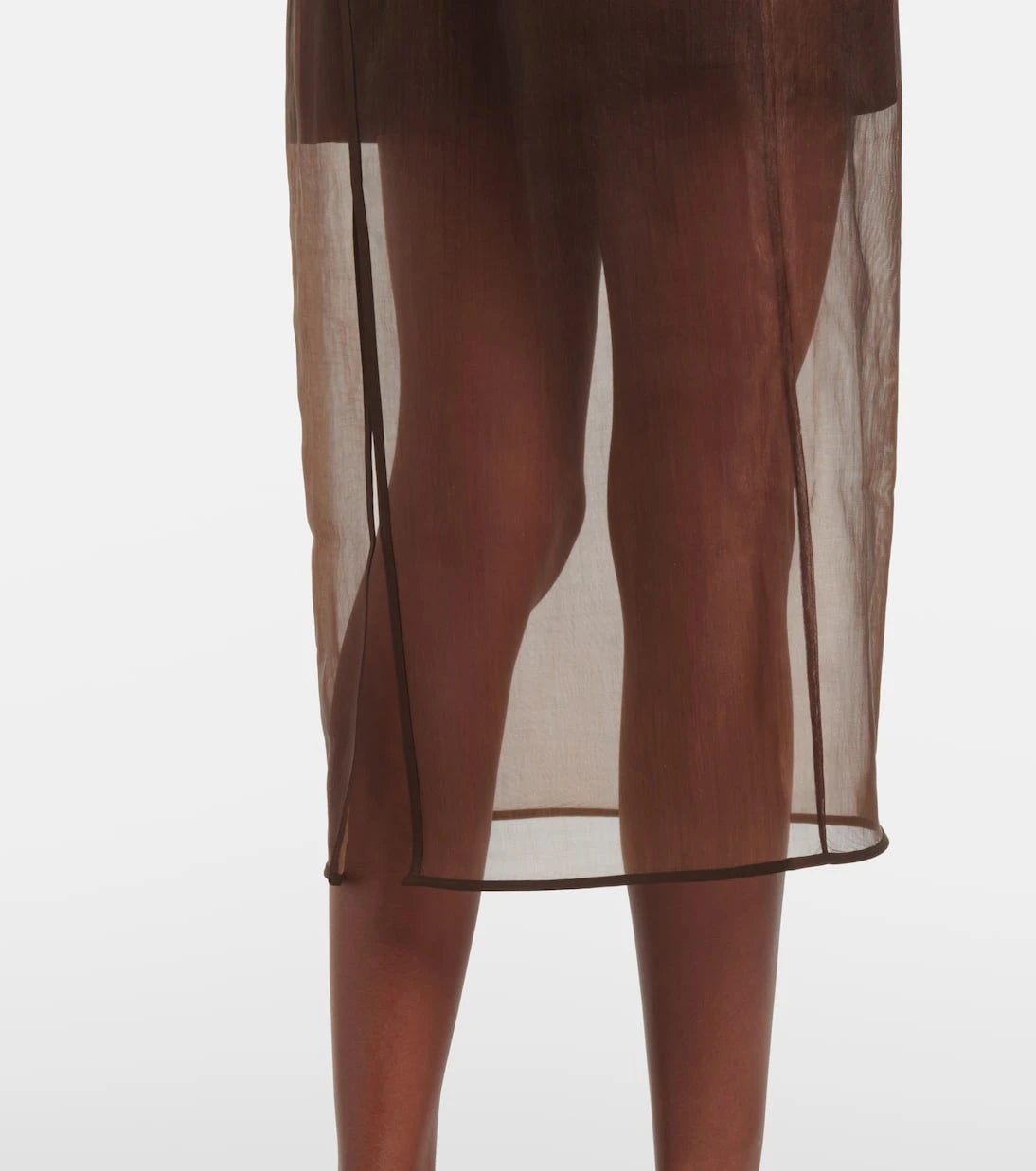 Jacques Wei - Chiffon midi skirt