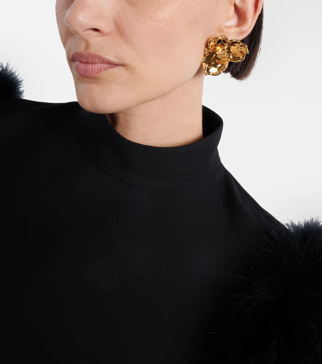 Oscar de la Renta - Blossom crystal-embellished earrings