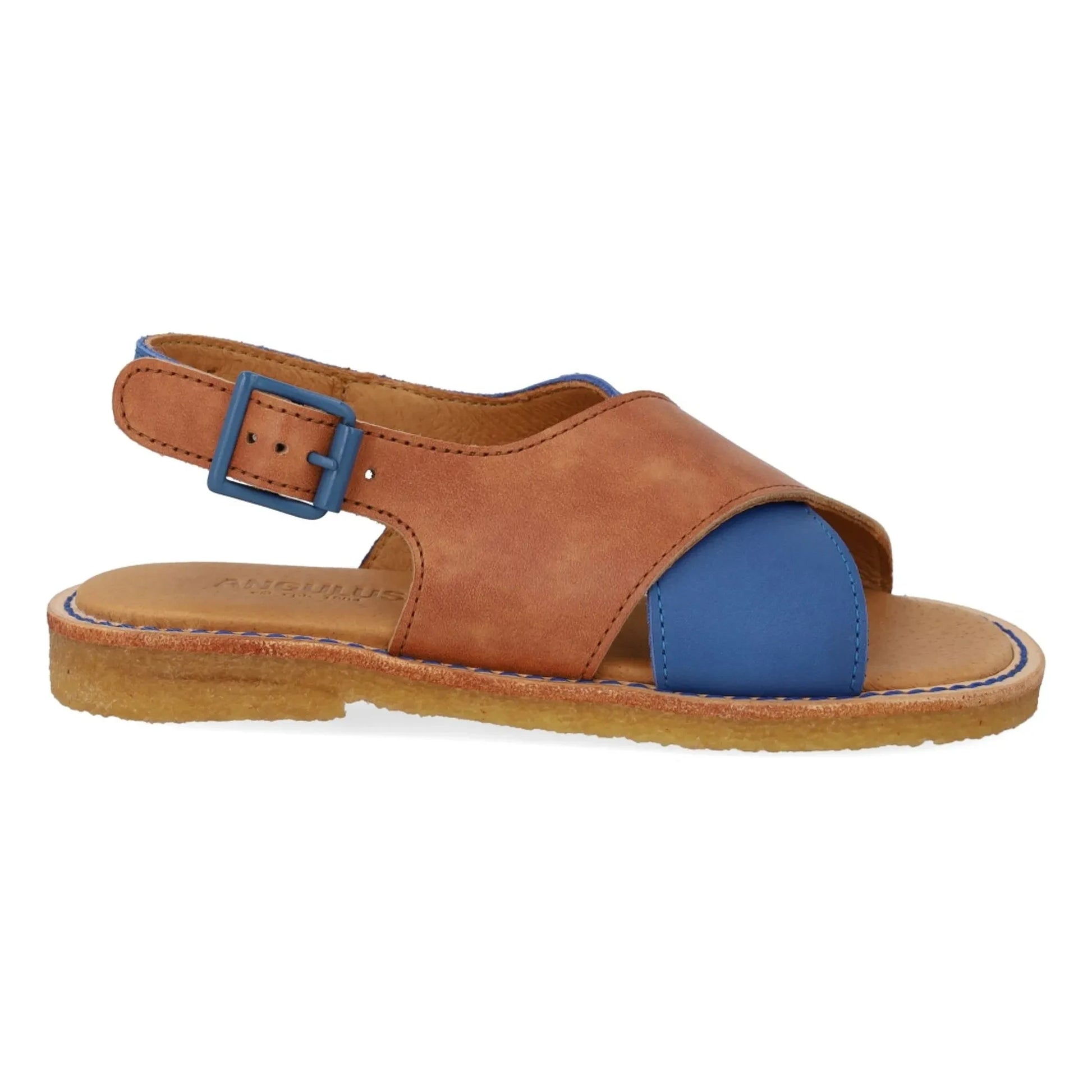 Angulus - Contrast Sandals | Royal blue