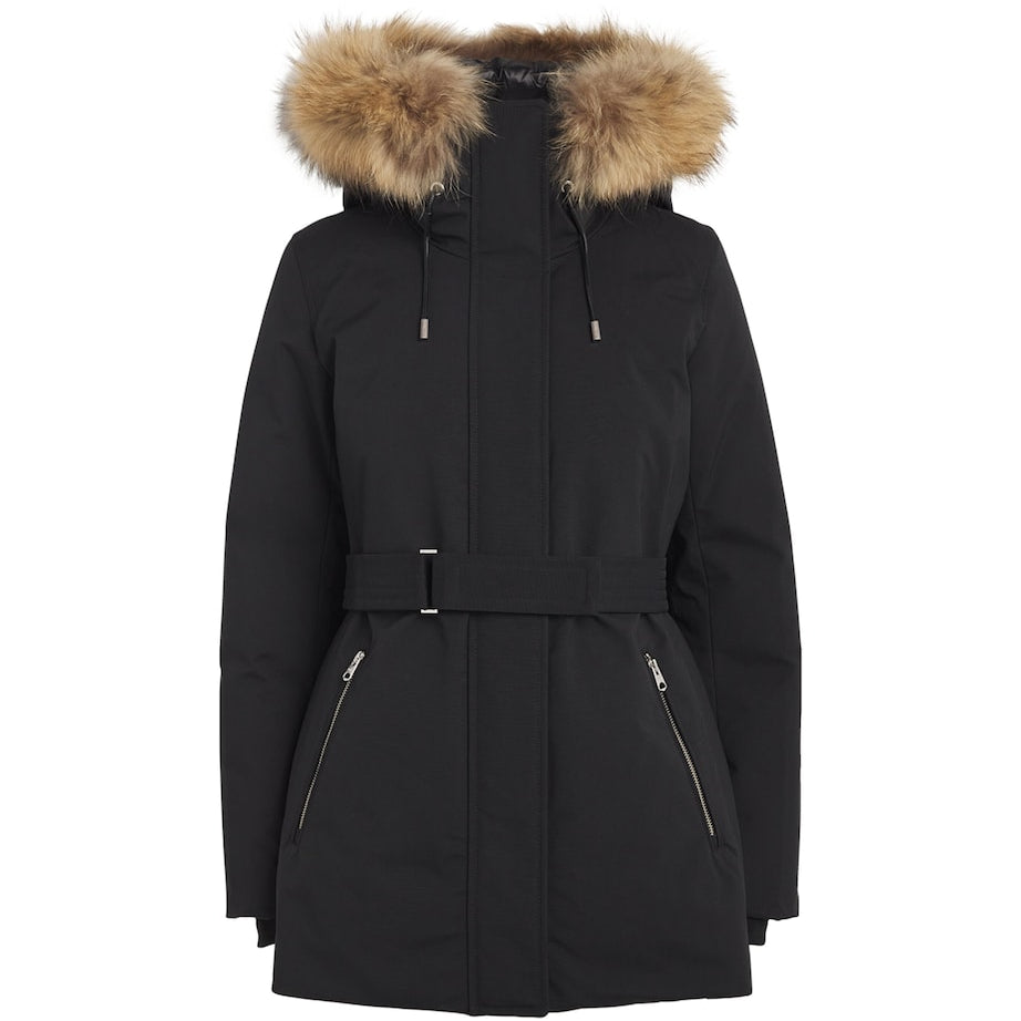 Mackage Black Fur-Trim Jeni-FZ Down Coat