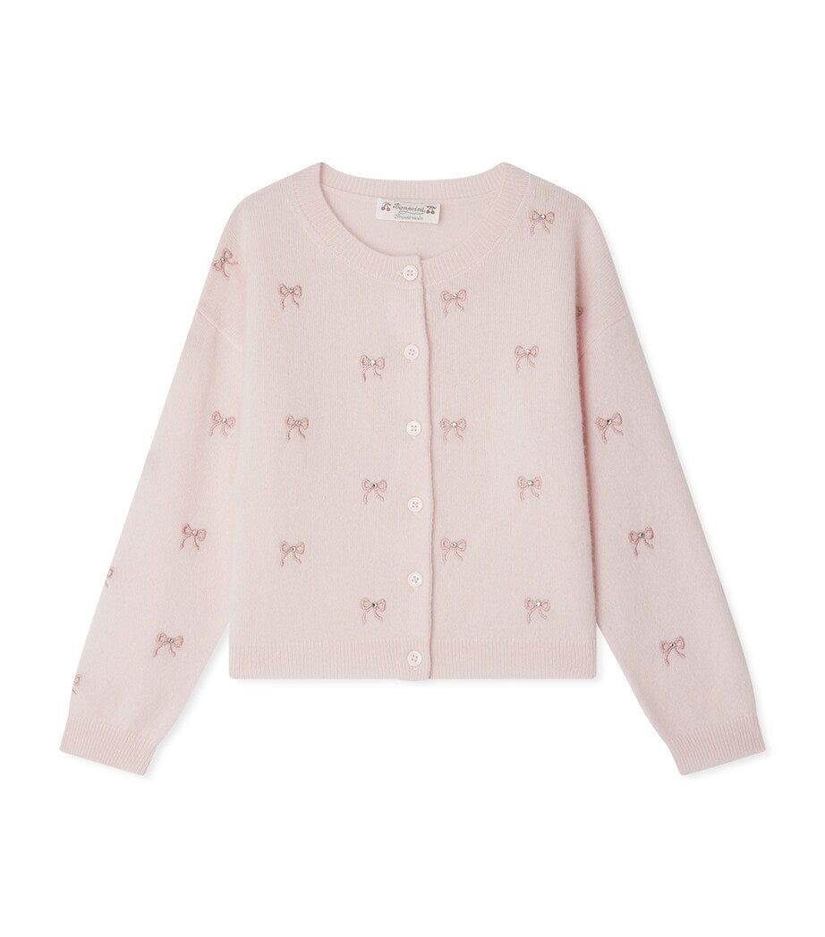 Cashmere Embroidered Jabara Cardigan (4-8 Years)