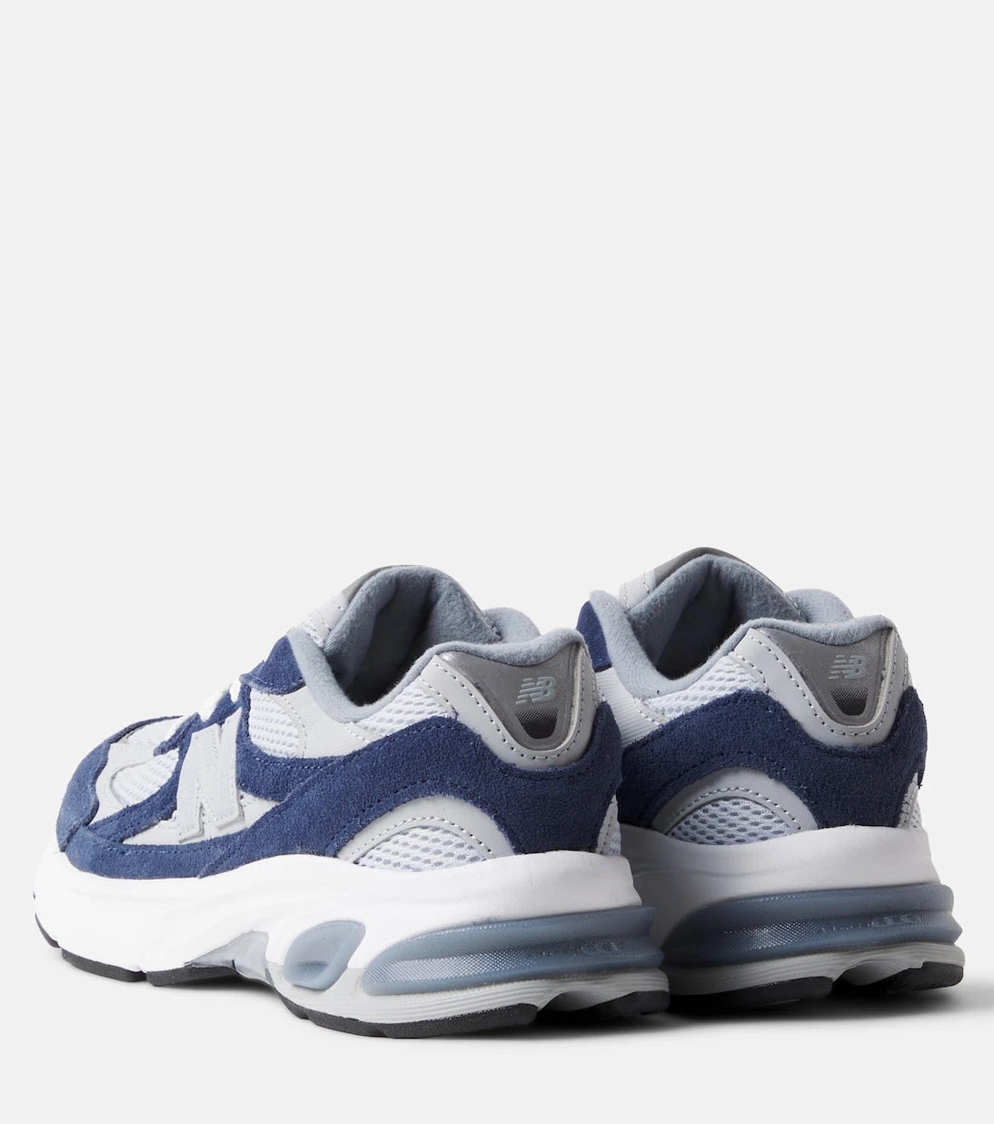 New Balance Kids - 2010 Junior suede-trimmed sneakers