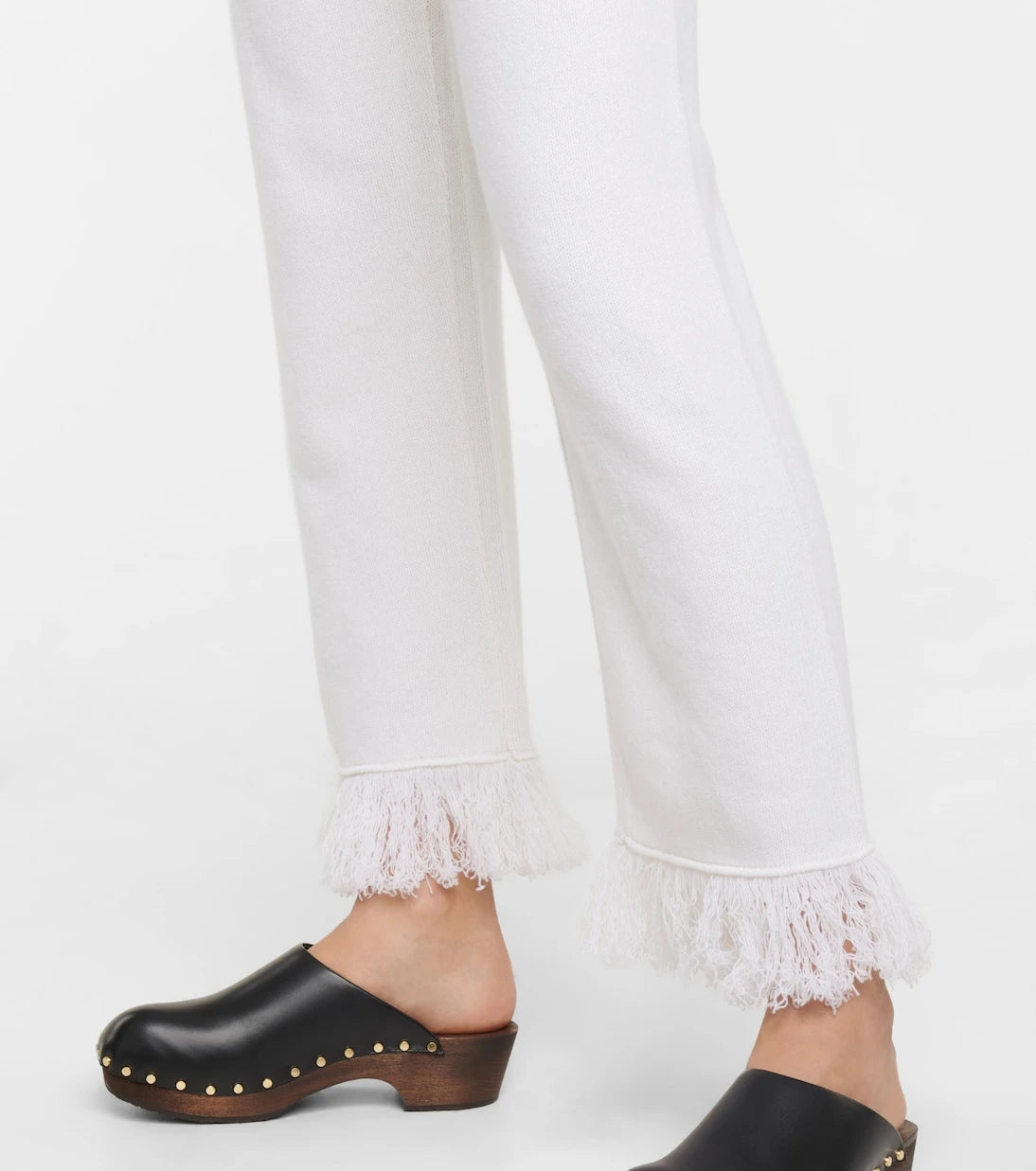 Alanui - Cordillera fringed virgin wool pants