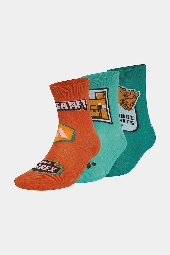 adidas Performance Çocuk Çorapları MINECRAFT 3 Adet