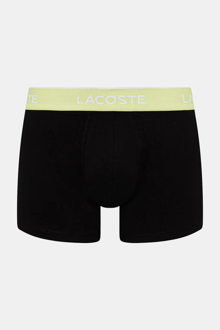 Lacoste erkek pamuklu elastan dar kesim boxer 3'lü