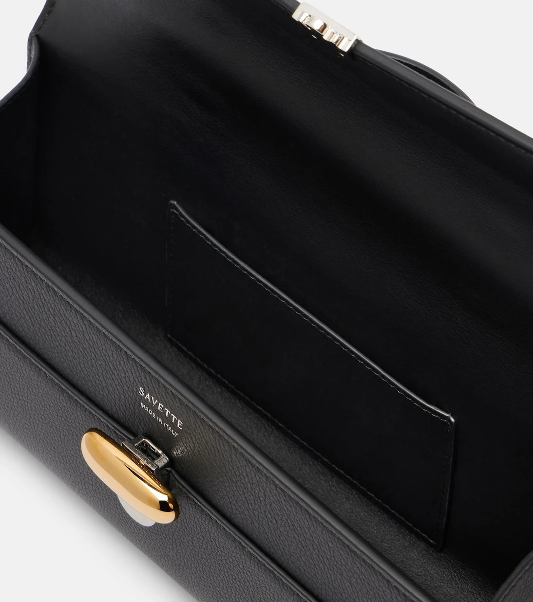 Savette - Symmetry Slim leather top-handle bag
