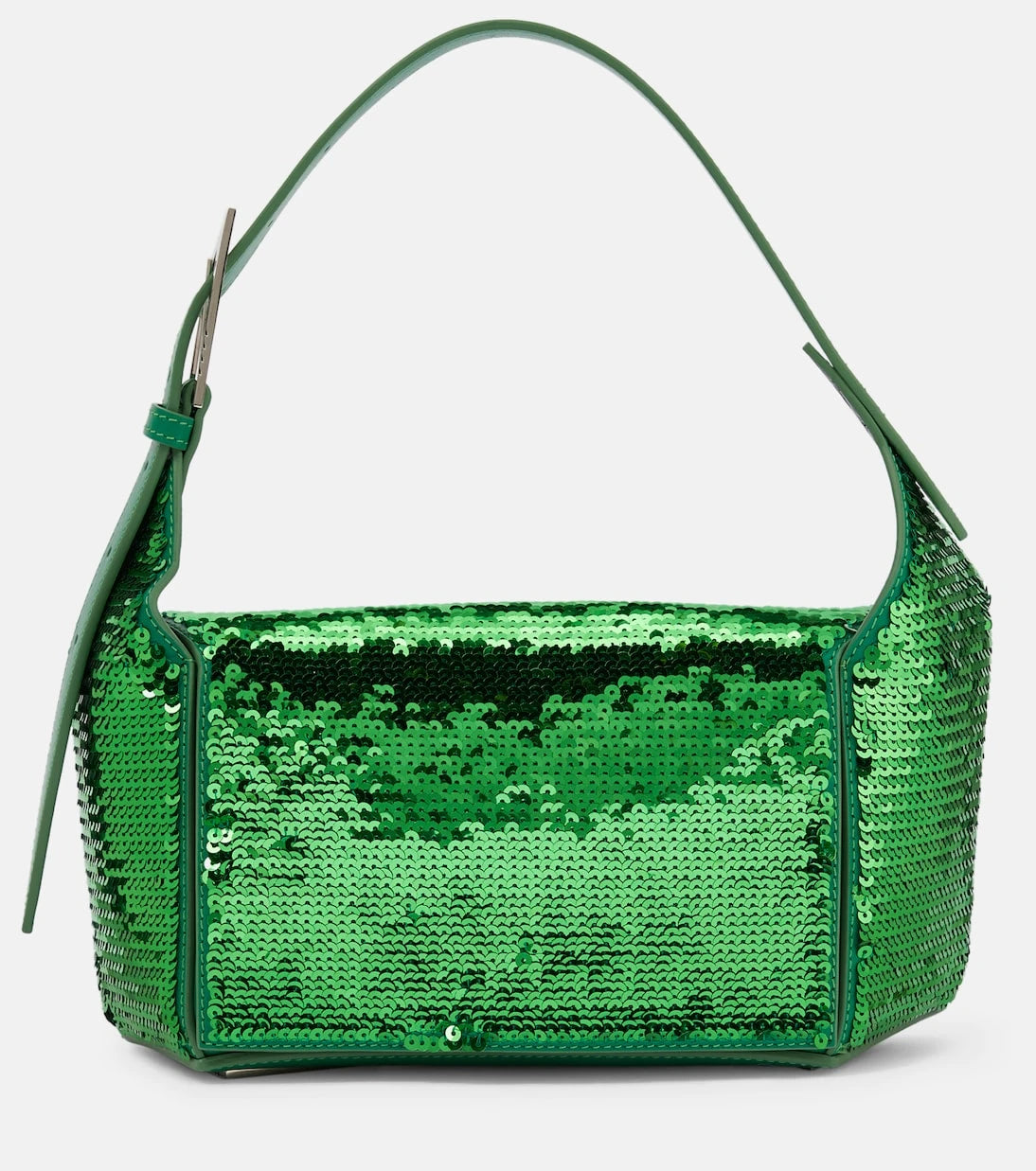 The Attico - 7/7 sequined leather shoulder bag