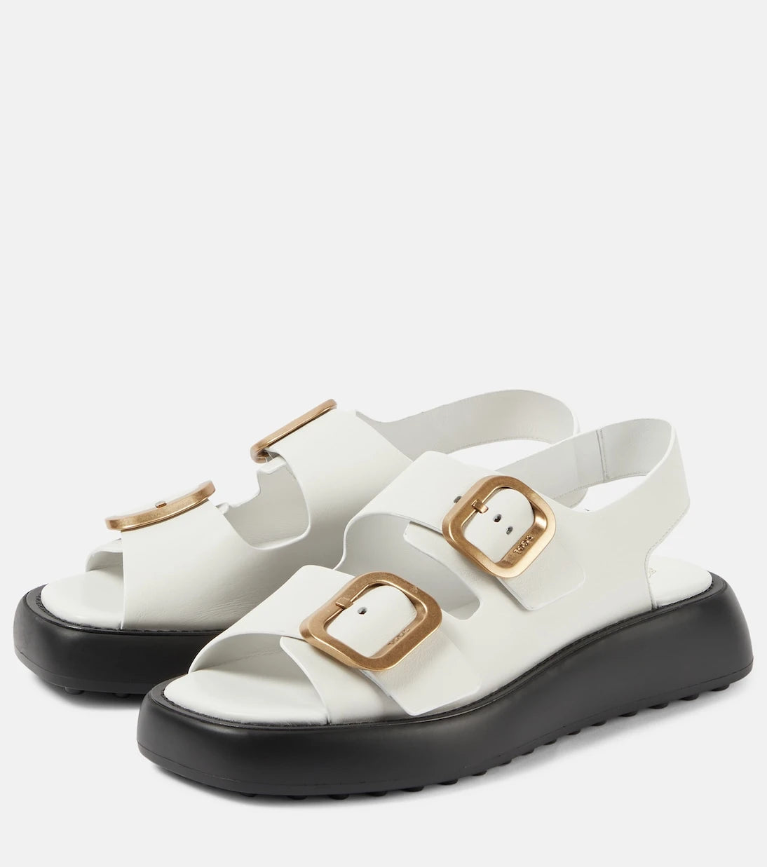 Tod's - Gomma leather sandals