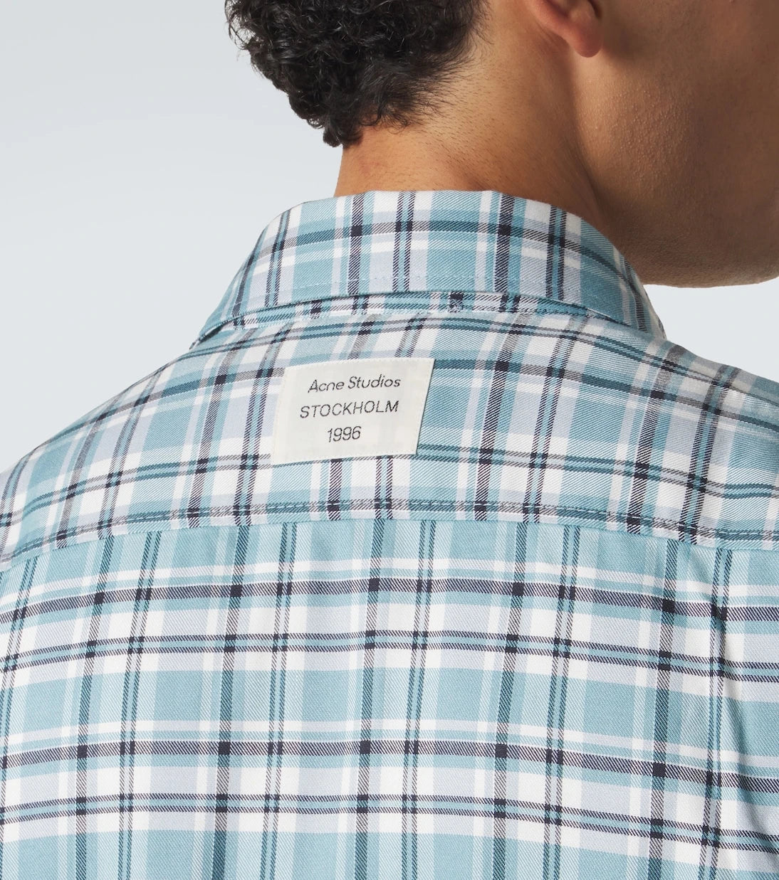 Acne Studios - Plaid oversized flannel shirt