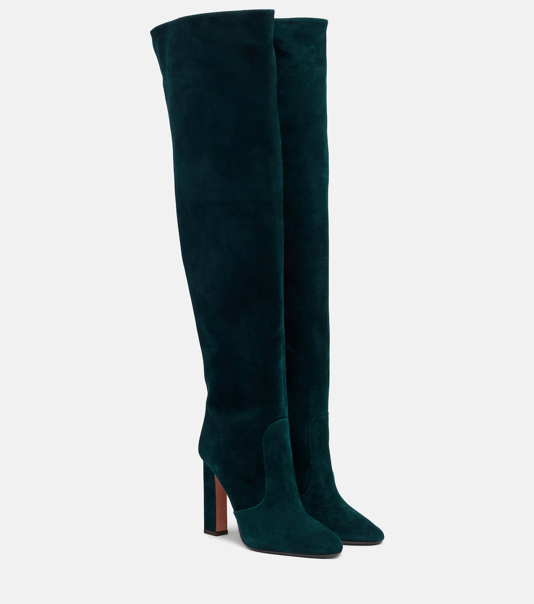 Aquazzura - Joplin 105 suede knee-high boots