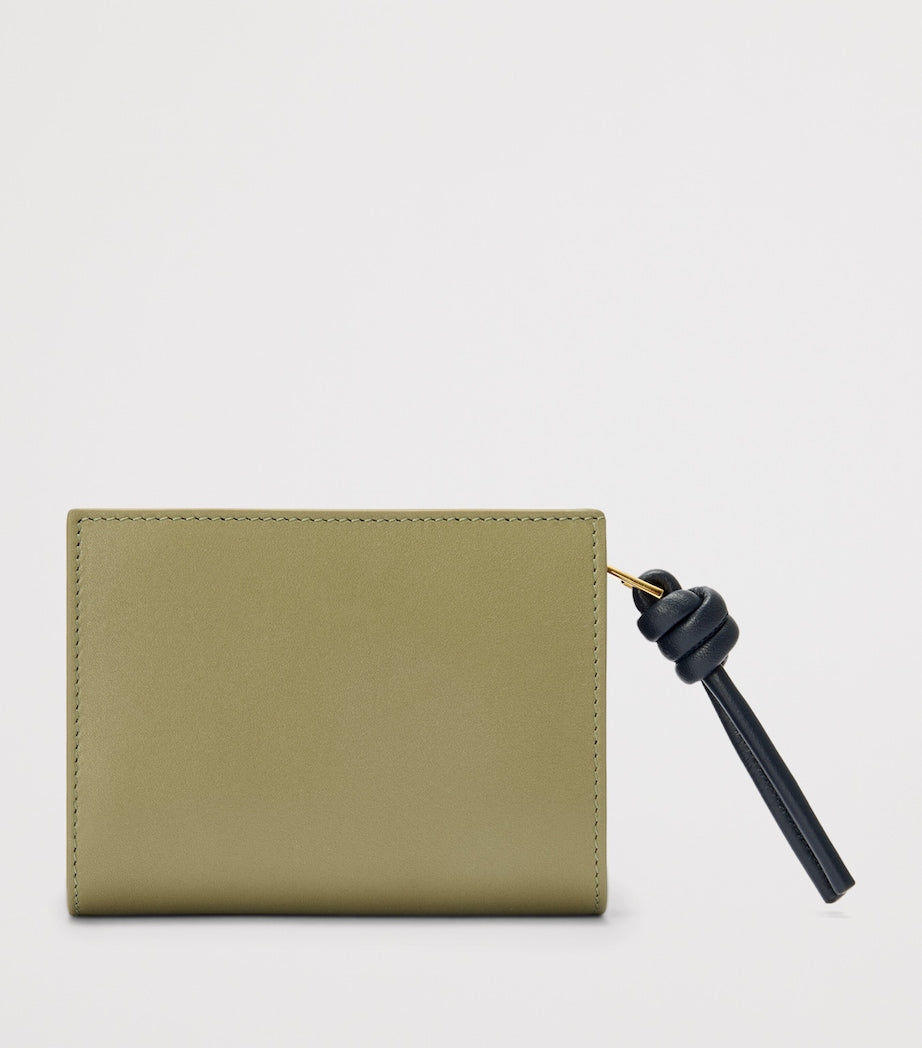 Green Leather Knot Wallet